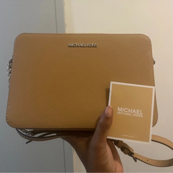 Michael Kors Camel Crossbody Bag - Picture 4 of 6